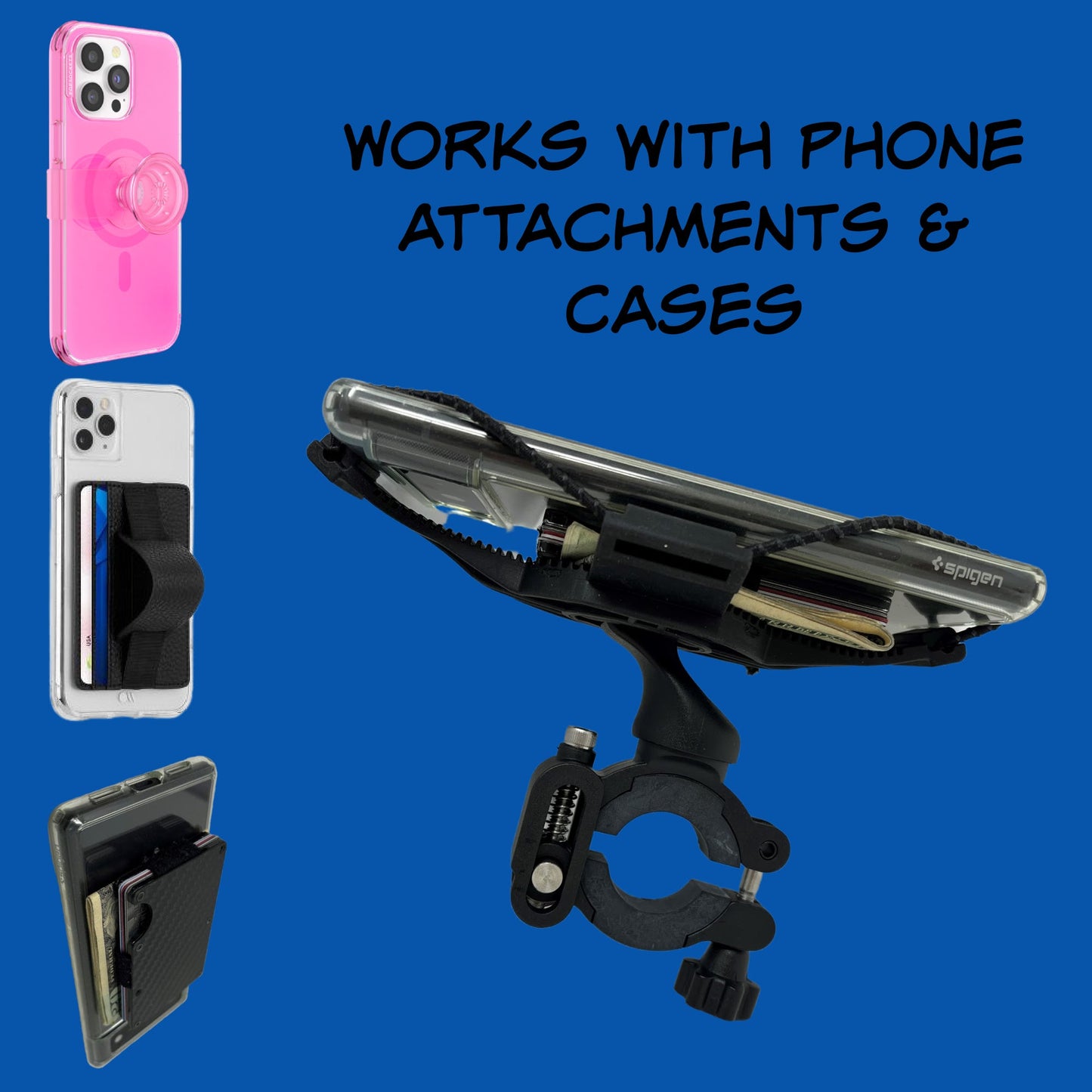 ElastoKASE Quick Release Mount - Universal for ANY Phone