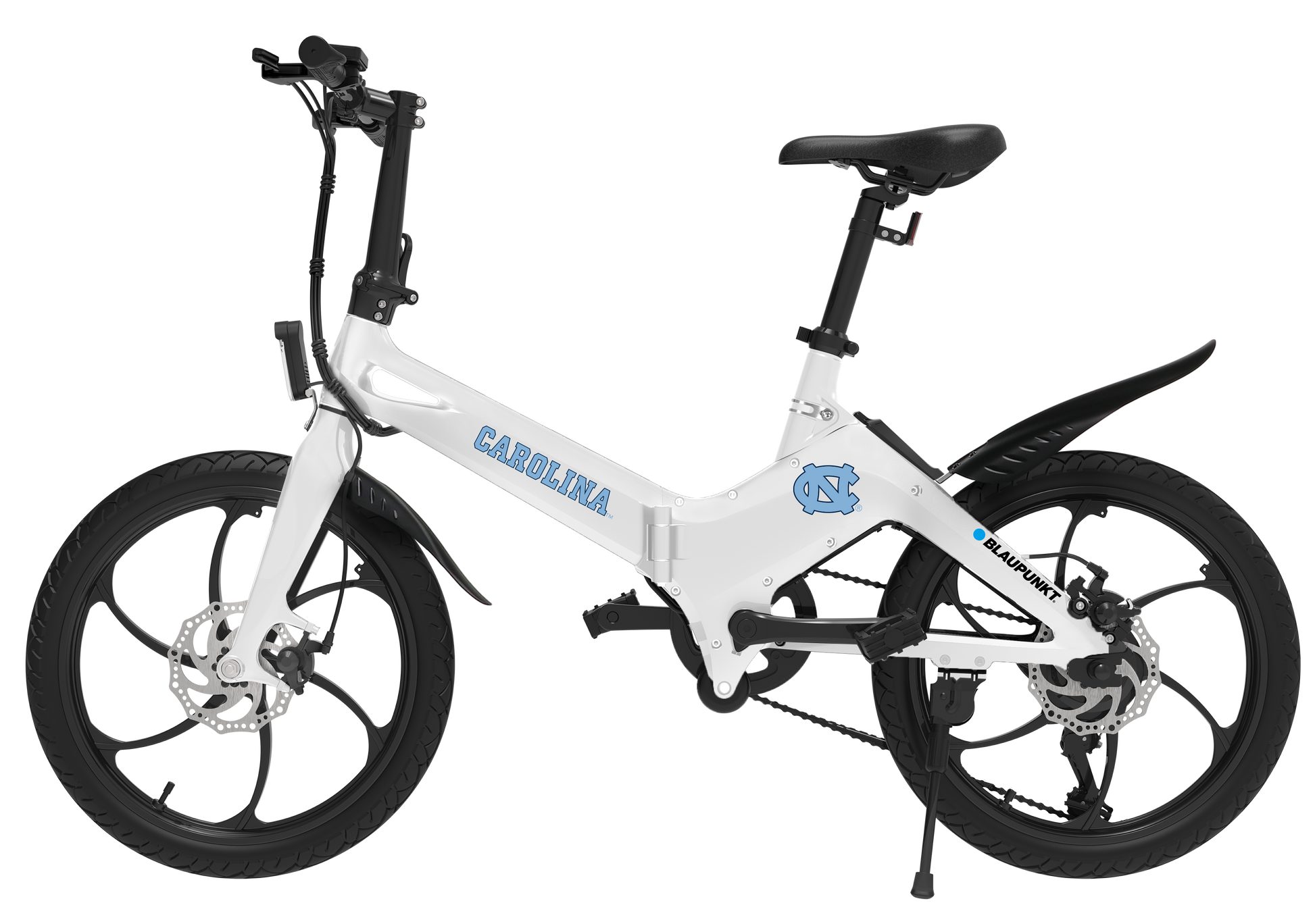 bluewheel e-bike damen Blaupunkt University of North Carolina eBike Electric bicycle with 350-watt motor and foldable frame