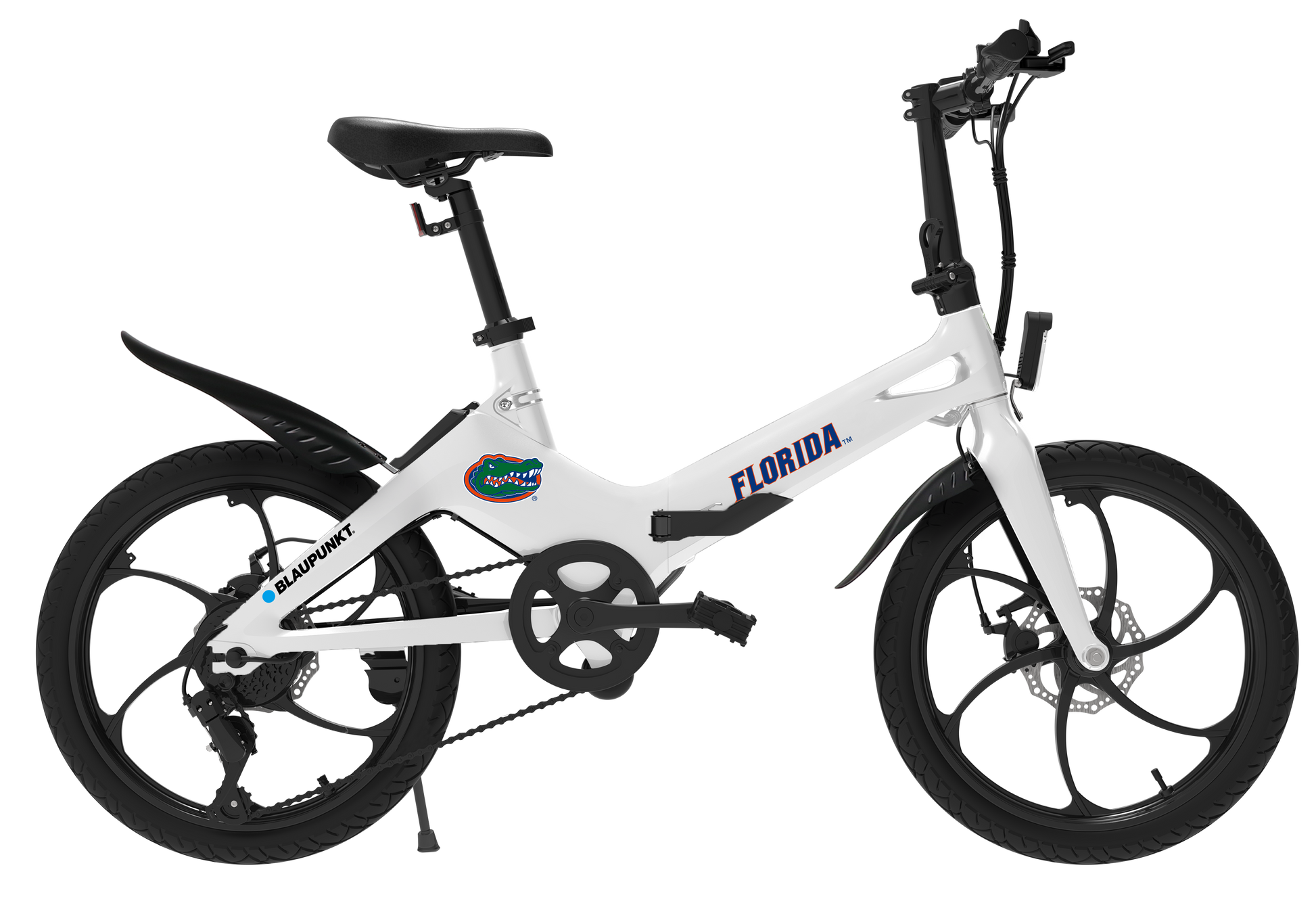 Blaupunkt Florida Gators Foldable eBike Class II w/ Power Assist Throttle