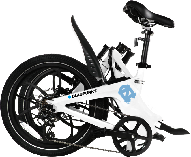 Blaupunkt Collegiate Electric Folding Bike University of North Carolina UNC
