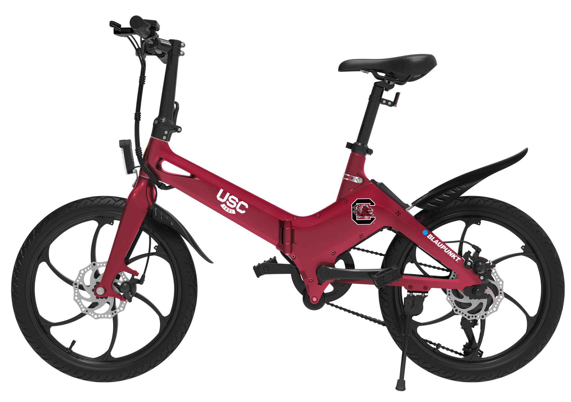 Blaupunkt Collegiate Electric Folding Bike University of South Carolina